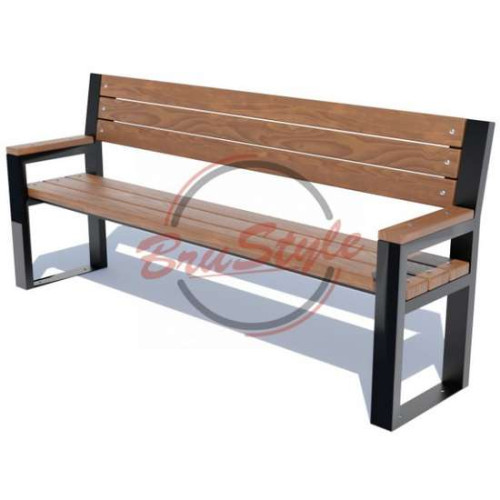 Скамейка парковая с подлокотниками Скамейка парковая с подлокотниками