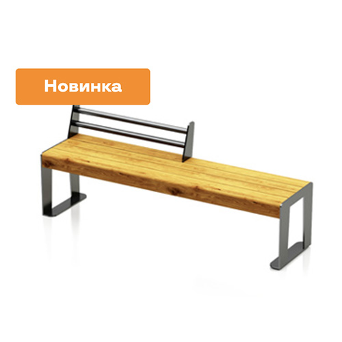 Уличная парковая Скамейка со спинкой Уличная парковая Скамейка со спинкой