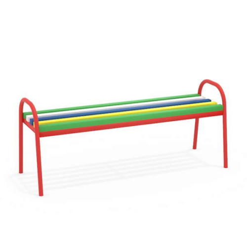 Лавочка без спинки простая Садовая 150см