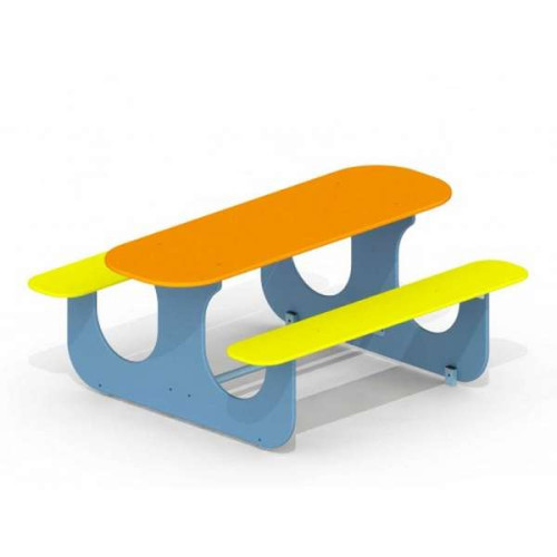 Песочный столик с лавками детский игровой на площадку
