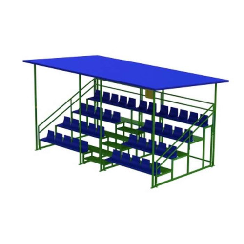 Трибуна с крышей на уличную спортплощадку Трибуна с крышей на уличную спортплощадку