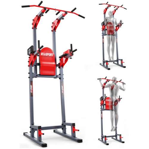 Стационарный комбинированный станок - турник с брусками и спинкой K-Sport Стационарный комбинированный станок - турник с брусками и спинкой K-Sport