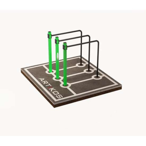 Бруси вуличні різновисокі S-3 металеві