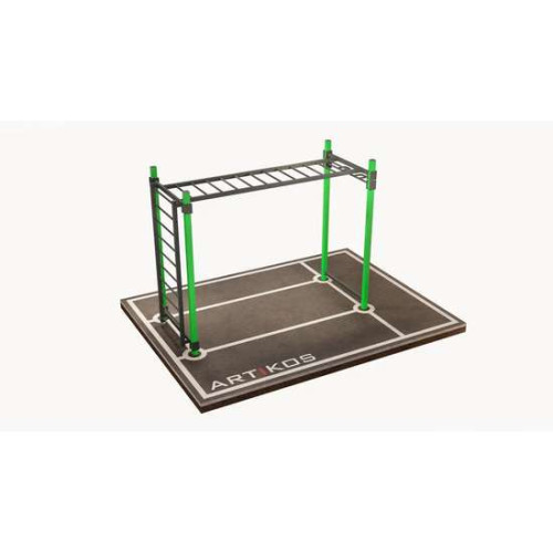 Вуличний спортивний комплекс XXL-1з рукоходом металевий