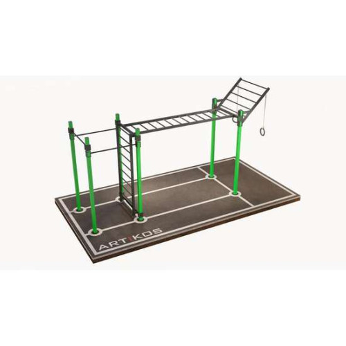 Вуличний спортивний комплекс XXL-2-1 – спортивне обладнання і тренажери