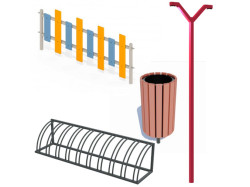 Смітники Огорожі Ліхтарі вуличні від виробника