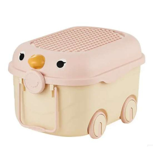 Ящик для игрушек на колесах Birdy Розовый 56х37,5х33 см