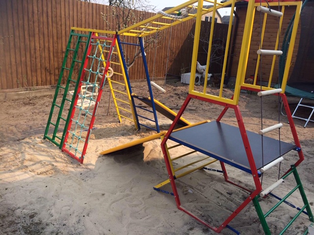 дитячий комплекс для вулиці і дому Забава на дачу